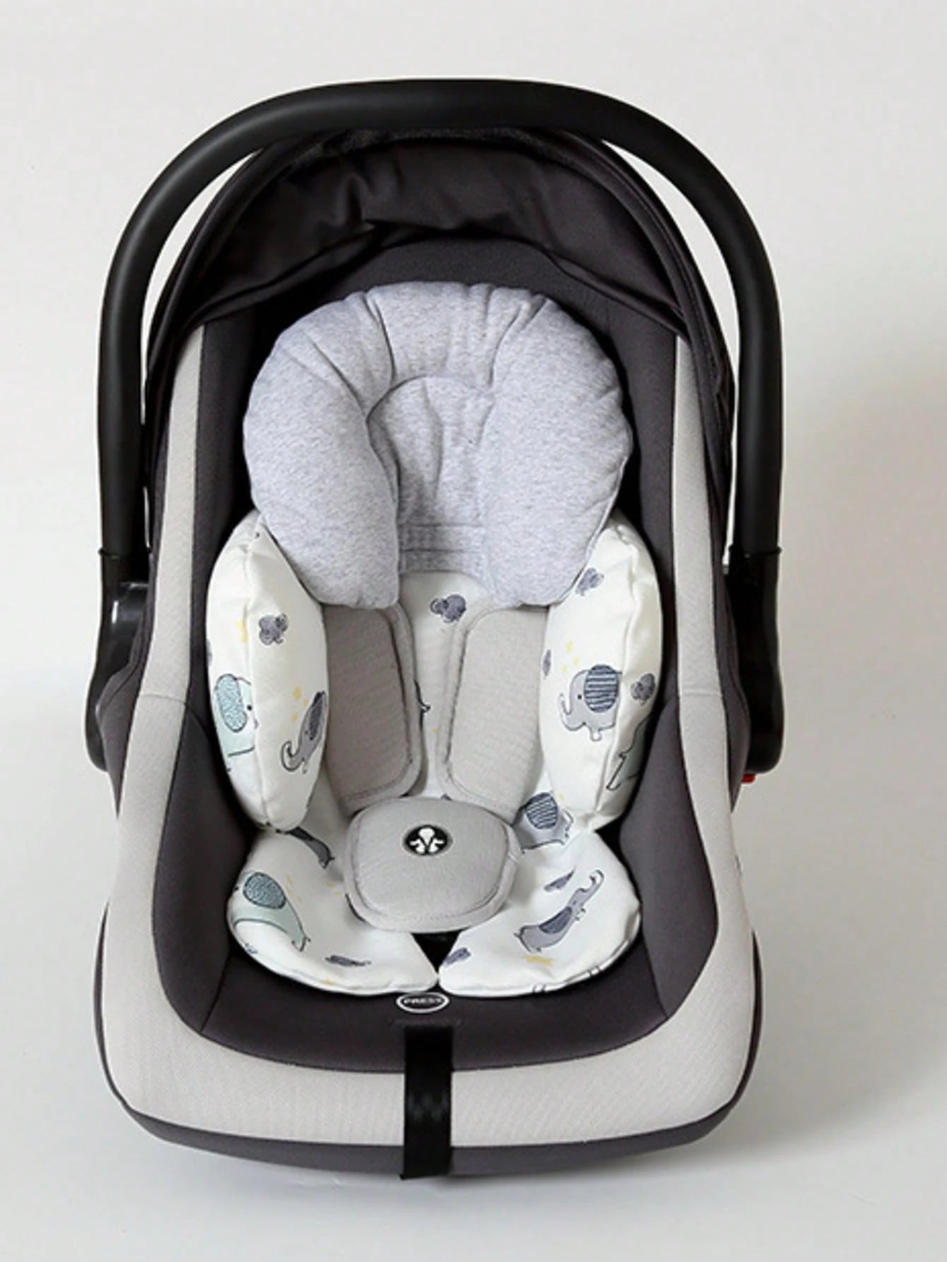 1 Set Baby Car Seat Head Support For Newborn, 2 In 1 Infant Car Seat Head Support For Boys Girls Extra Soft Breathable Baby Car Seat Cushion Insert For Strollers, Swings, And Bouncers, Rainbow