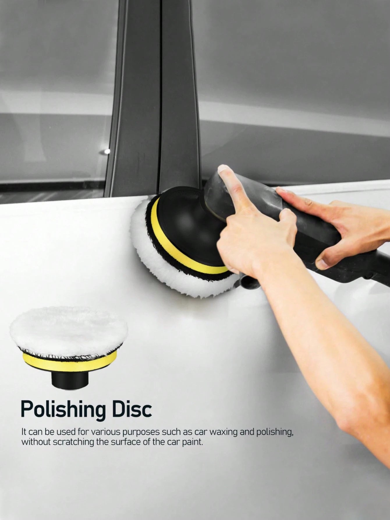 1 Set Wool Polishing Pads, Polishing Wheels, Suitable For Drill Bits With M14 Adapter, For Car Polishing And Waxing, Painted Desktops, Old Leather Sofas, Tile Polishing, Essential For Daily Car Mainte