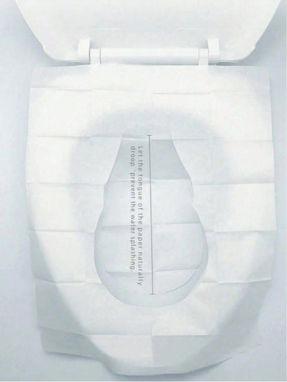 100/50/20/10 Pieces,10pcs/Pack Disposable Toilet Seat Covers, Water-Soluble Portable Toilet Seat Covers, Portable Travel And Business Toilet Cushions, Toilet Covers, For Airplane Travel, Camping, Bath
