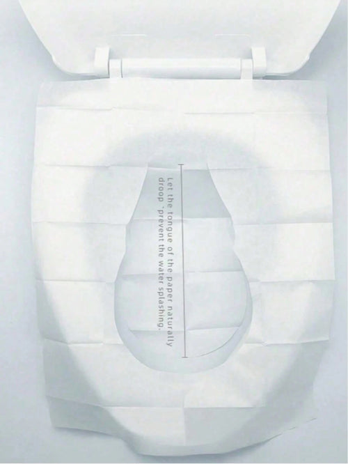 100/50/20/10 Pieces,10pcs/Pack Disposable Toilet Seat Covers, Water-Soluble Portable Toilet Seat Covers, Portable Travel And Business Toilet Cushions, Toilet Covers, For Airplane Travel, Camping, Bath