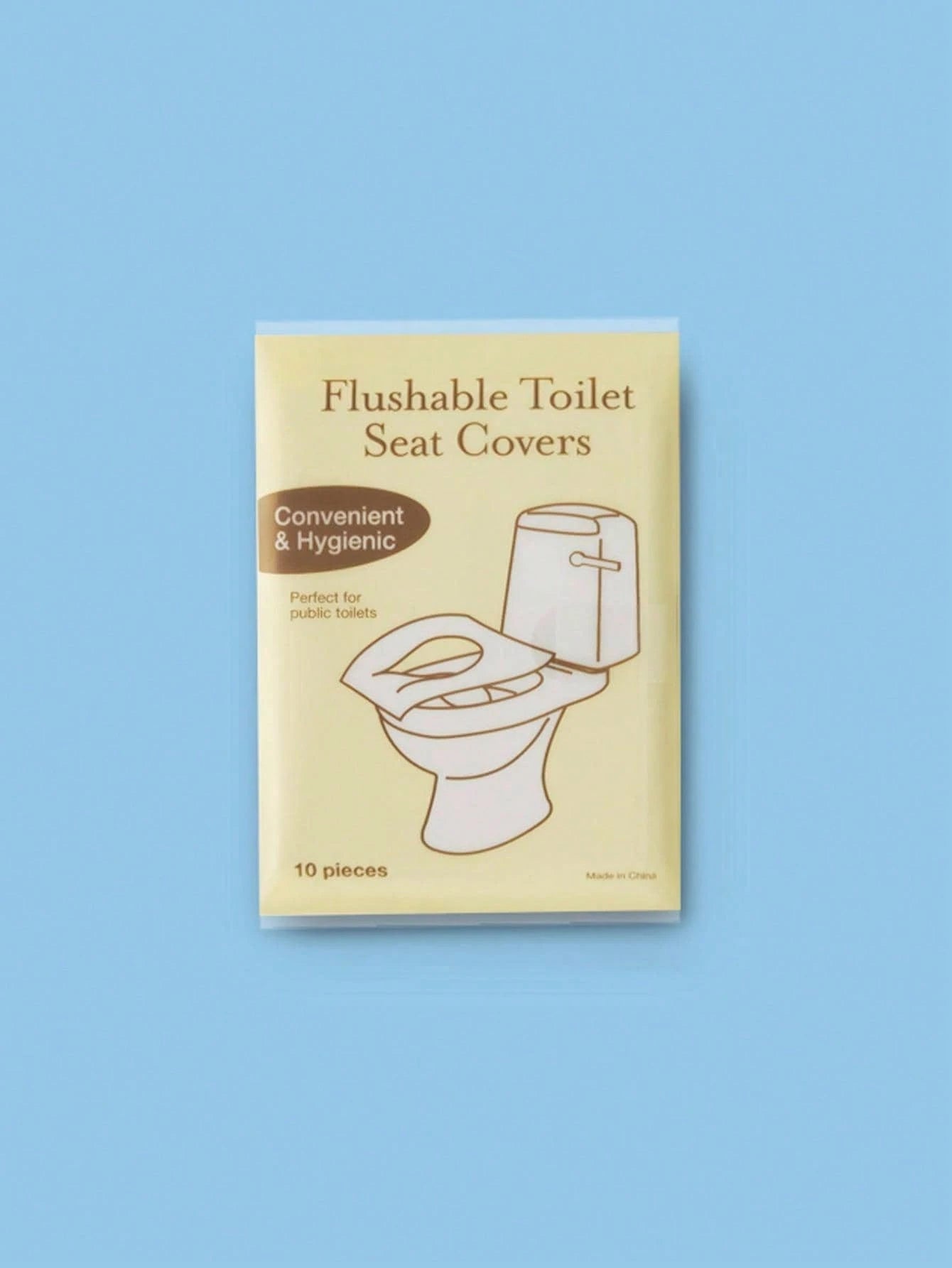 100/50/20/10 Pieces,10pcs/Pack Disposable Toilet Seat Covers, Water-Soluble Portable Toilet Seat Covers, Portable Travel And Business Toilet Cushions, Toilet Covers, For Airplane Travel, Camping, Bath