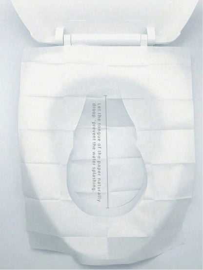 100/50/20/10 Pieces,10pcs/Pack Disposable Toilet Seat Covers, Water-Soluble Portable Toilet Seat Covers, Portable Travel And Business Toilet Cushions, Toilet Covers, For Airplane Travel, Camping, Bath