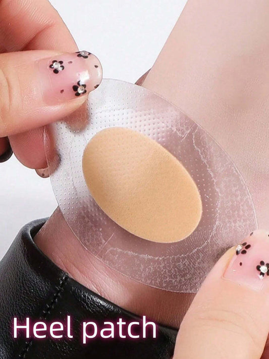 100pcs Clear Thin Invisible Shoe Friction Pads, Anti-Chafing For High Heels