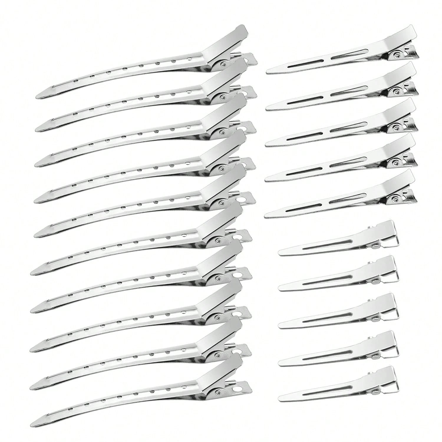 100Pcs Professional Ladies Salon Fixed Hair Pin 5.5cm Curl Metal Hair Clips Hair Root Fluffy Clips DIY Tools Hair Accessories Makeup No Crease Hair Clip Hairdressing Styling Tool(100pcs/50pcs/30pcs/15