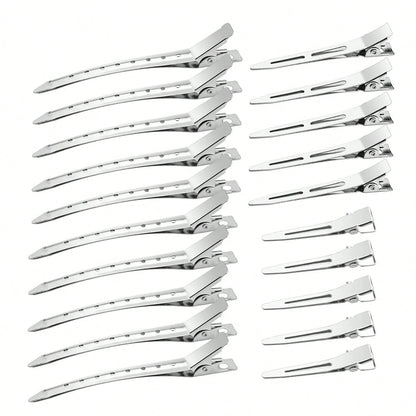 100Pcs Professional Ladies Salon Fixed Hair Pin 5.5cm Curl Metal Hair Clips Hair Root Fluffy Clips DIY Tools Hair Accessories Makeup No Crease Hair Clip Hairdressing Styling Tool(100pcs/50pcs/30pcs/15