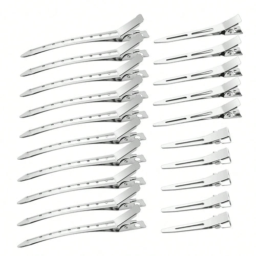 100Pcs Professional Ladies Salon Fixed Hair Pin 5.5cm Curl Metal Hair Clips Hair Root Fluffy Clips DIY Tools Hair Accessories Makeup No Crease Hair Clip Hairdressing Styling Tool(100pcs/50pcs/30pcs/15