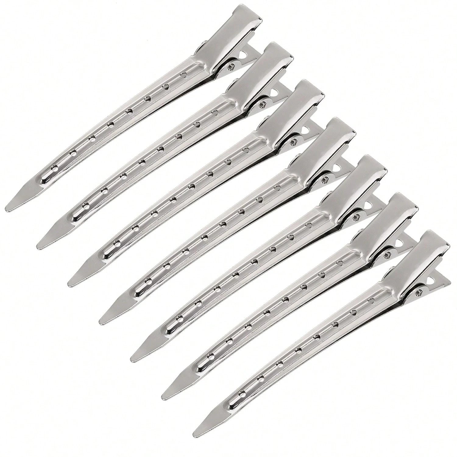100Pcs Professional Ladies Salon Fixed Hair Pin 5.5cm Curl Metal Hair Clips Hair Root Fluffy Clips DIY Tools Hair Accessories Makeup No Crease Hair Clip Hairdressing Styling Tool(100pcs/50pcs/30pcs/15