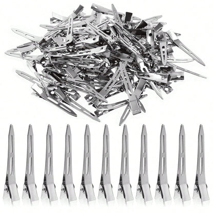 100Pcs Professional Ladies Salon Fixed Hair Pin 5.5cm Curl Metal Hair Clips Hair Root Fluffy Clips DIY Tools Hair Accessories Makeup No Crease Hair Clip Hairdressing Styling Tool(100pcs/50pcs/30pcs/15