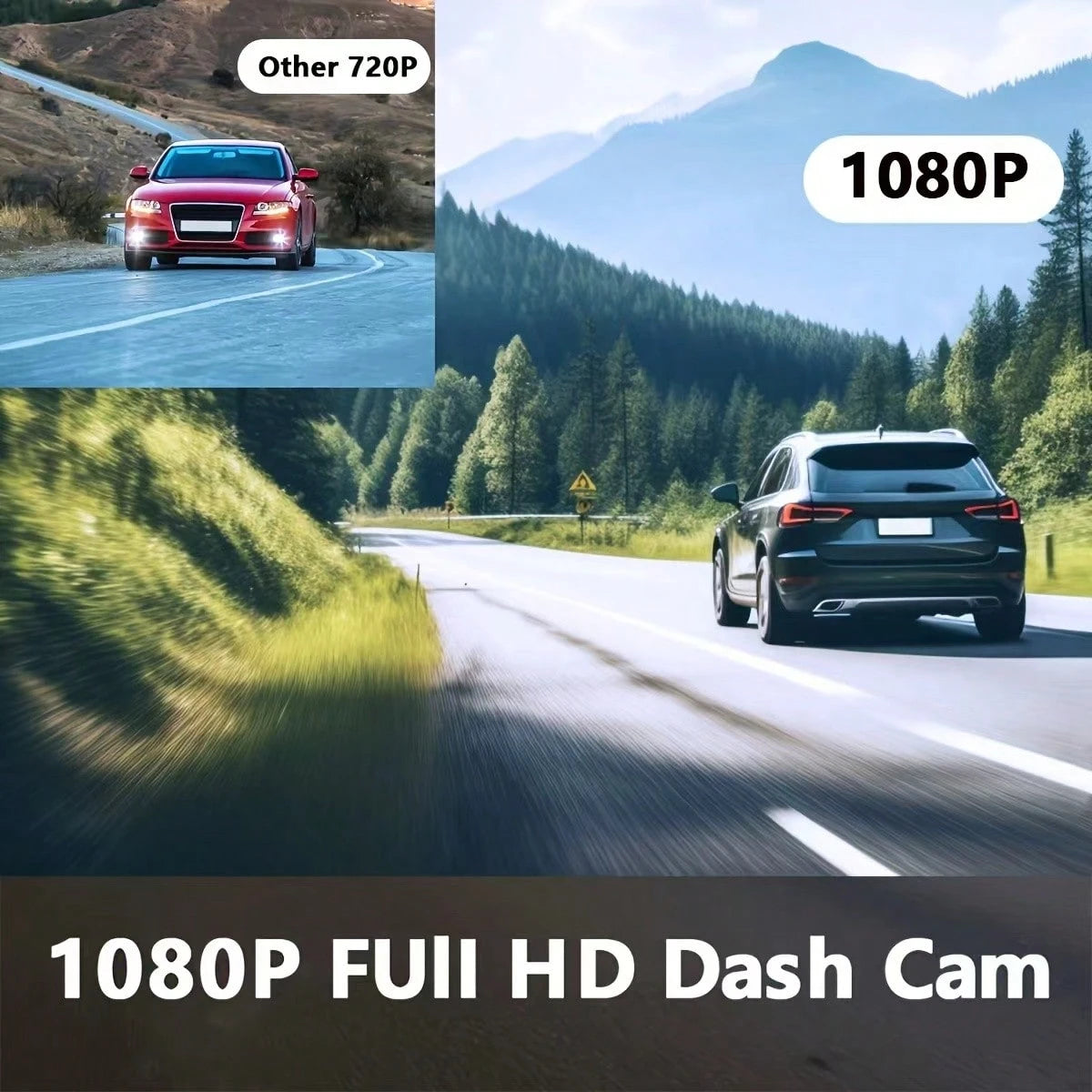 1080P Three-Lens Driving Recorder, Car Driving Recorder, Car Camera With Infrared Night Vision Function, 170 Wide-Angle Car DVR Camera With 32GB TF Card And GPS.