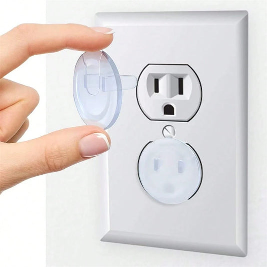 10pcs Electrical Outlet Covers, Baby Safety Electrical Plug Protectors With Hidden Handle, Square Outlet Covers For Child Proofing, Ideal For Christmas, Halloween, Thanksgiving Gifts