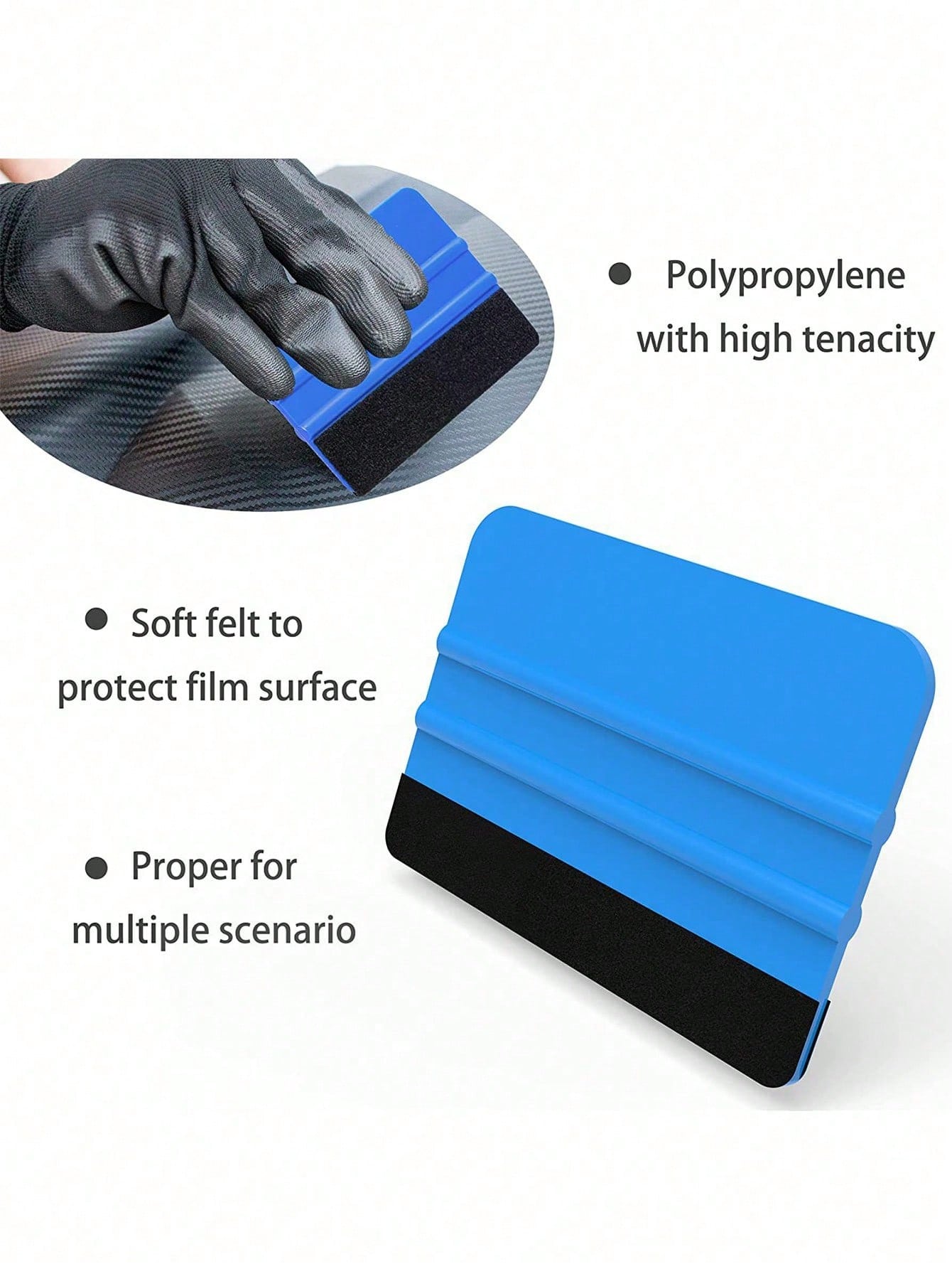 10PCS Professional Car Color Change Film Tool Set, Car Wrap Seam Finishing & Edge Trimming Tools, Scraper, Utility Knife, Seam Filler