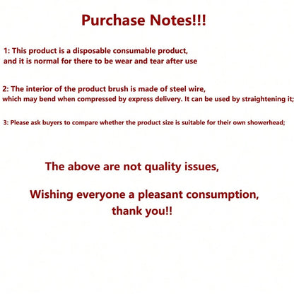 10pcs/Set White Multi-Functional Shower Head Gap Cleaning Brush, Home Bathroom Accessories