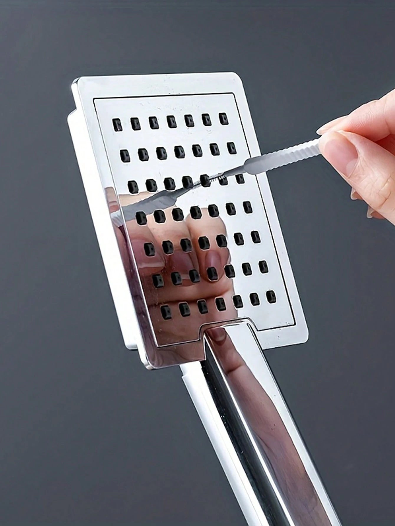 10pcs/Set White Multi-Functional Shower Head Gap Cleaning Brush, Home Bathroom Accessories