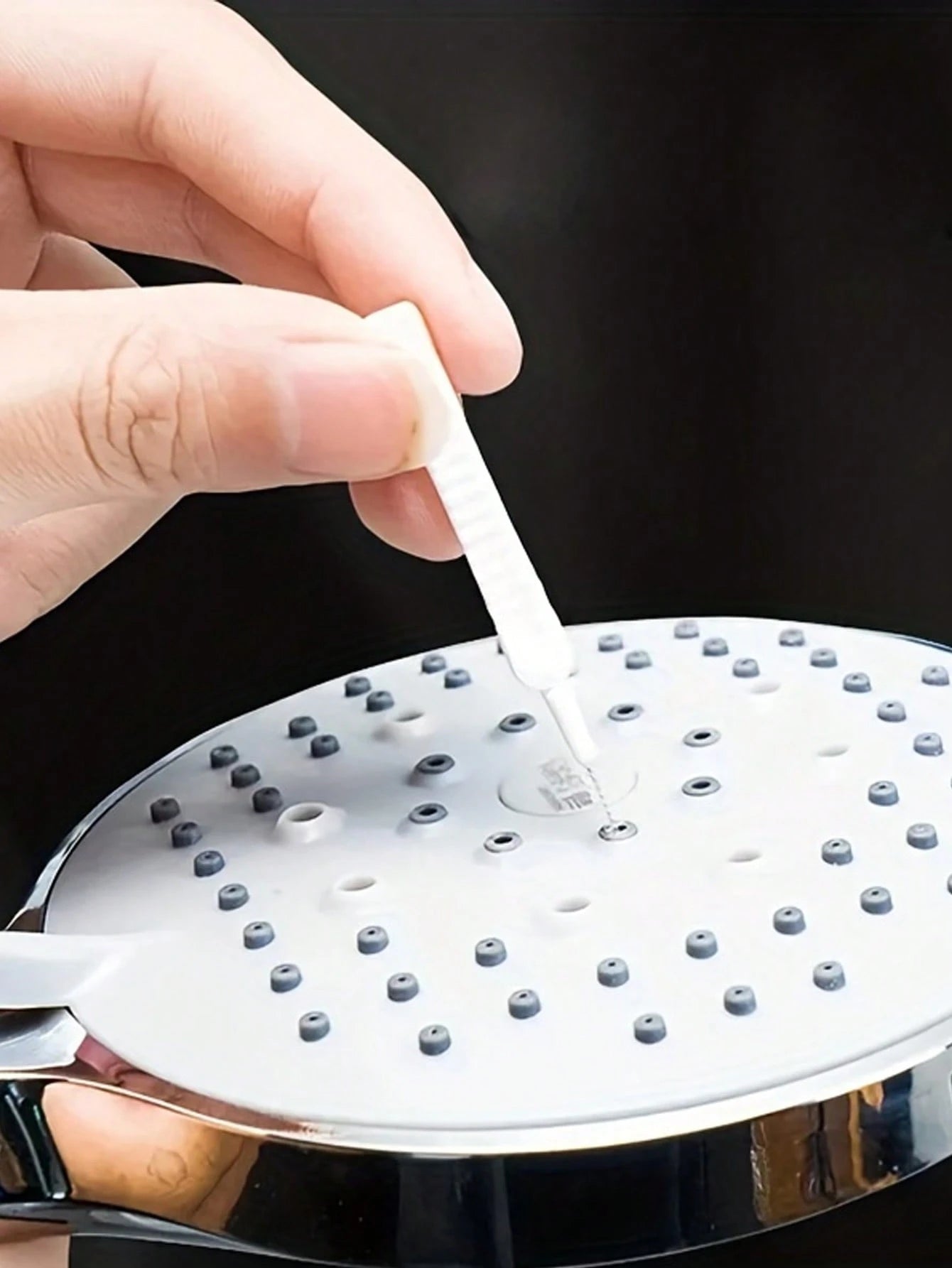 10pcs/Set White Multi-Functional Shower Head Gap Cleaning Brush, Home Bathroom Accessories