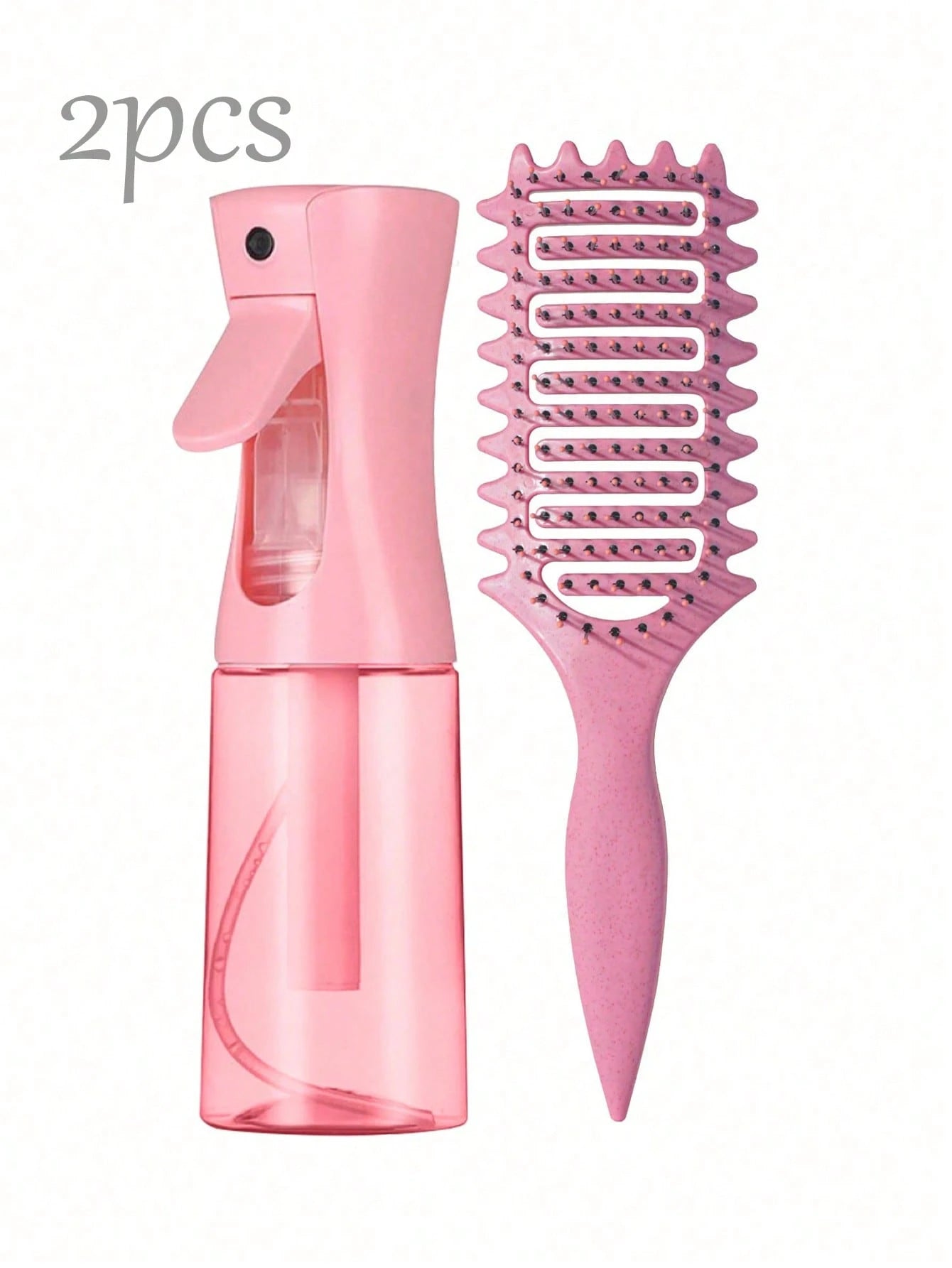 12/11/6/5/4/2pcs Unisex Hair Styling Comb Set (New Upgraded Curling & Styling Comb, 9-Row Nylon Air Cushion Styling Comb, Volumizing Comb, Tail Comb, Edge Comb, Spray Bottle, 4 Alligator Hair Clips, F