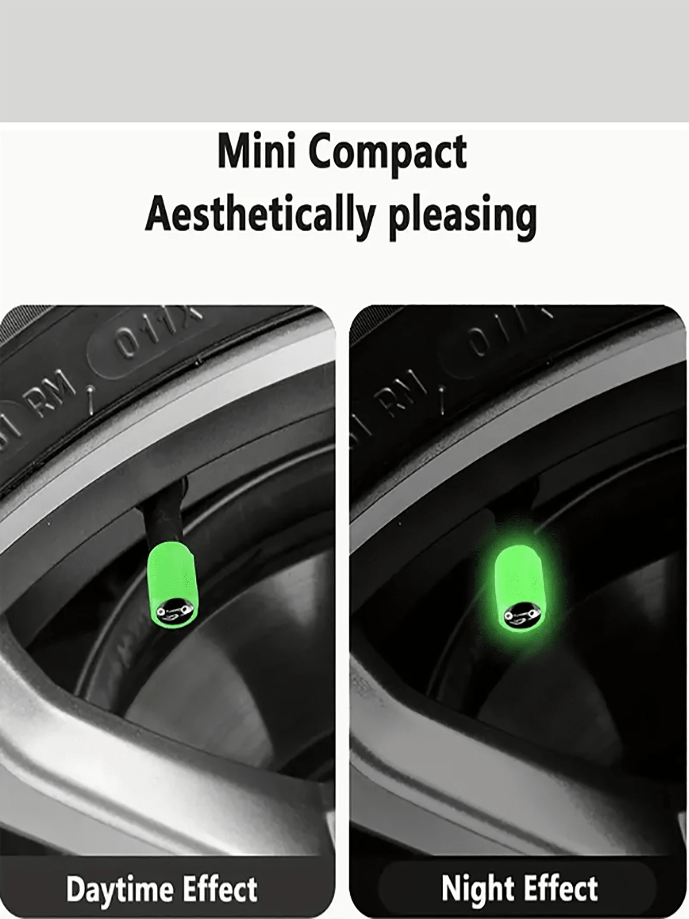 12/8pcs Luminous Tire Valve Stem Caps- Light Up Your Ride With These Unique Car Accessories!