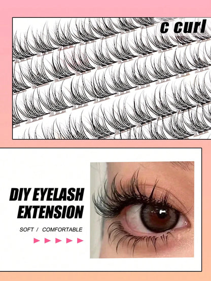120 Pairs 11mm Natural-Looking Fanned Out Criss-Cross Soft & Unique Reusable Fake Eyelashes, Suitable For Daily Wear, Wedding, Date, Party, Music Festival