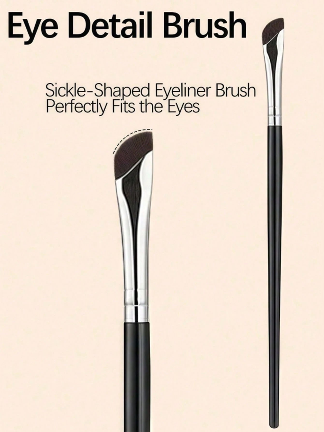 14pcs Precise Eye Makeup Brush Set, Including Angled Eyeliner Brush, Angled Eyeliner Brush, Ultra-Fine Eyeliner Brush And Eyebrow Brush. Suitable For Eyebrows, Eyeliner And Eyeshadow, Creating Charmin