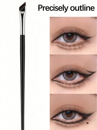 14pcs Precise Eye Makeup Brush Set, Including Angled Eyeliner Brush, Angled Eyeliner Brush, Ultra-Fine Eyeliner Brush And Eyebrow Brush. Suitable For Eyebrows, Eyeliner And Eyeshadow, Creating Charmin