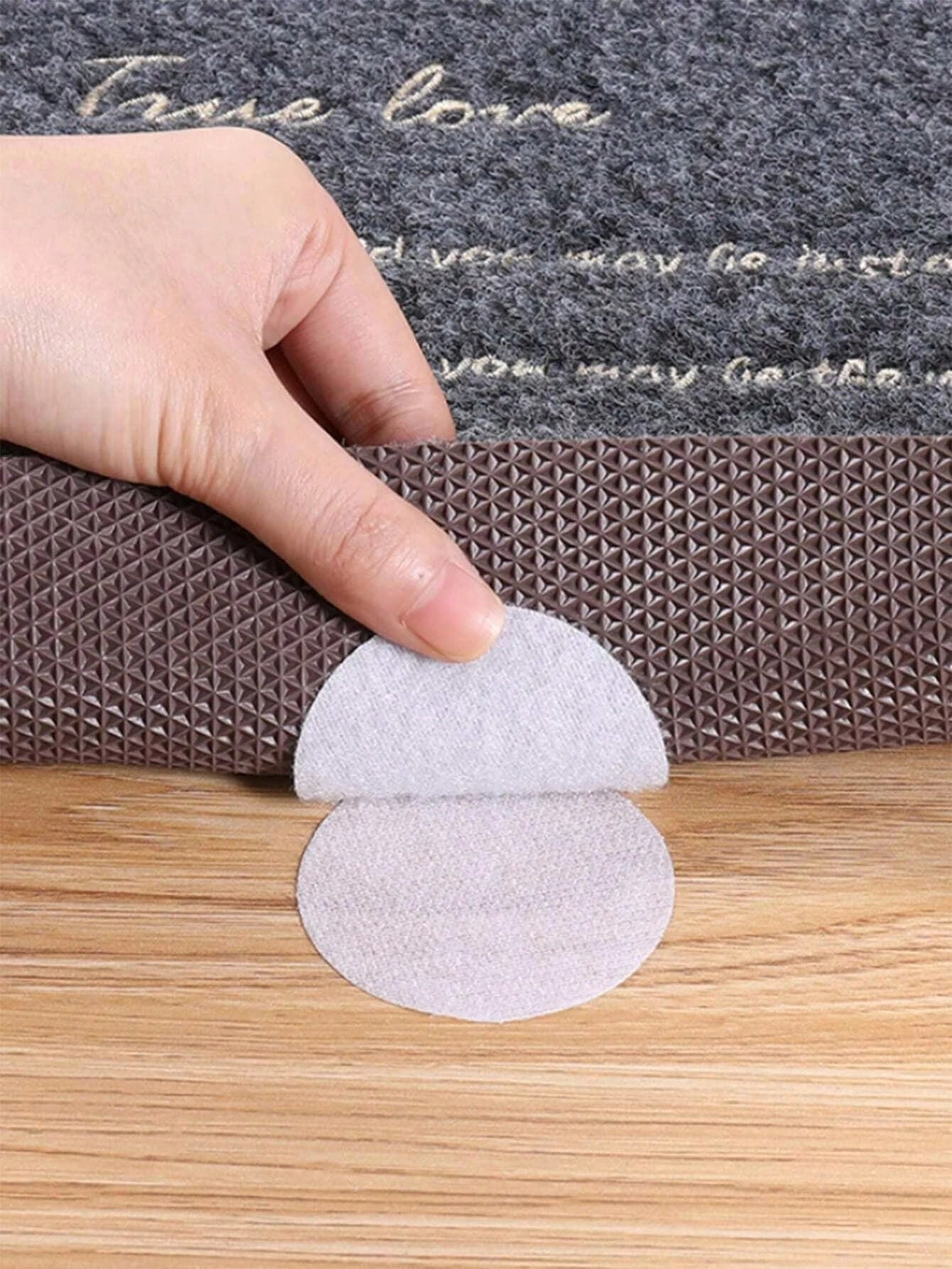 15/20/30/50pcs Round Floor Mat Stickers, Shipped Randomly