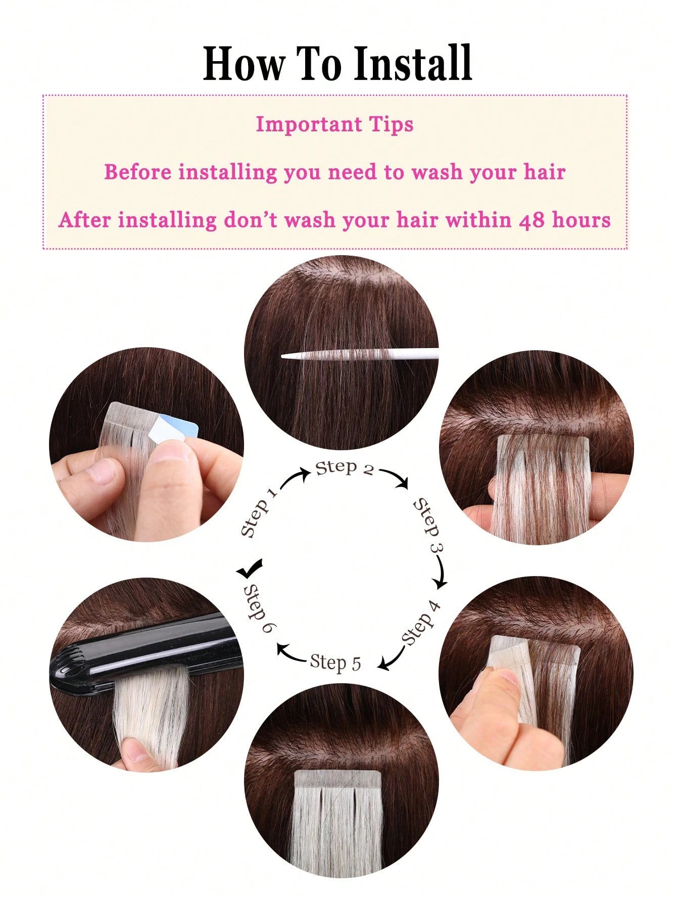 150grams Tape In Hair Extensions Human Hair,#60 Platinum Blonde 16-26inch,20Pcs/50Grams,100% Brazilian Remy Tape Ins Real Human Hair Extension,Christmas Birthday Gift For Women, Perfect For Daily Part