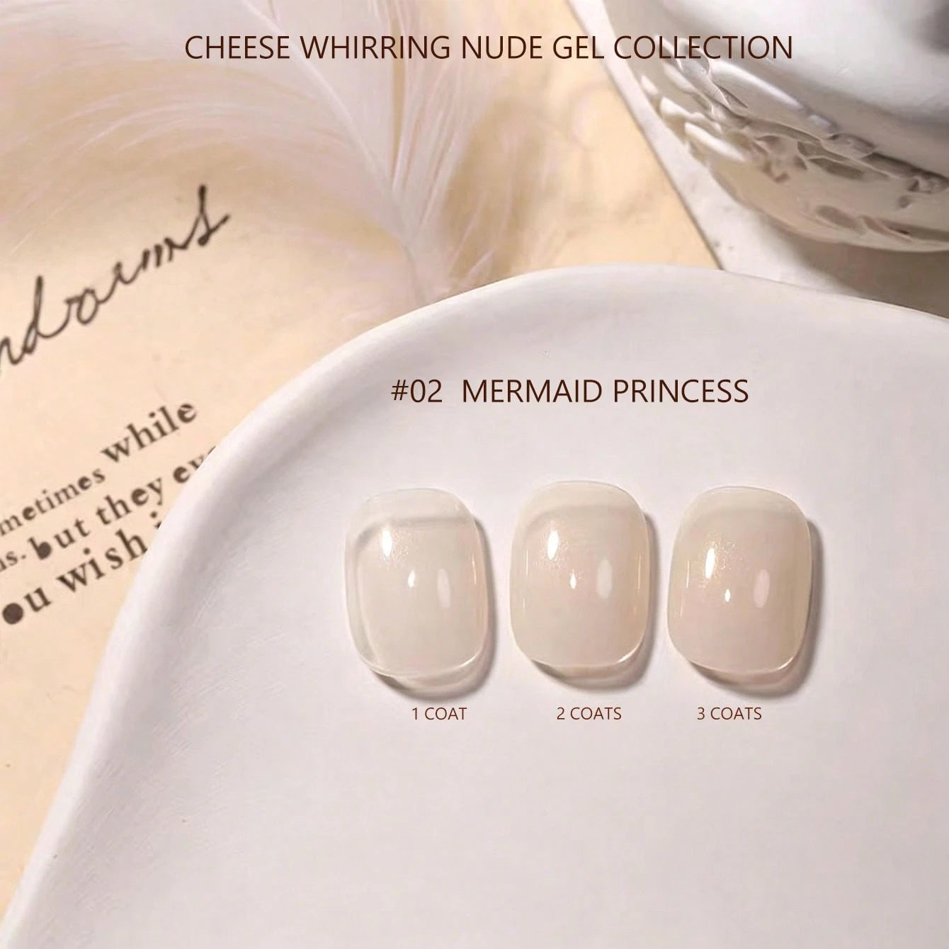 15ml Viral Same Style Fine Glitter Nude Nail Polish Gel 2026 New Cheese Swirl Versatile Popular Light Therapy Nail Gel