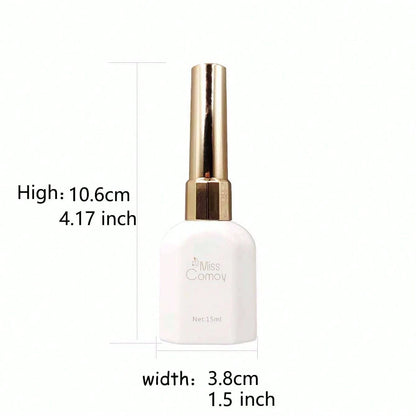 15ml Viral Same Style Fine Glitter Nude Nail Polish Gel 2026 New Cheese Swirl Versatile Popular Light Therapy Nail Gel