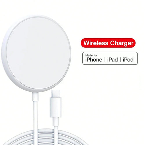 15W Magnetic Wireless Fast Charger, Compatible With IPhone 16 15 14 13 11 12 Pro Max X XS XR 8 Plus Suitable For Office, Dorm, And Home Wireless Charger Phone Charger