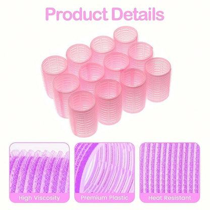 18/24/36pcs/Set Large Size Hair Curlers With Clips, Self-Grip Curling Rods Suitable For Long, Medium And Short Hair Bangs, DIY Hair Curler, Hair Rollers, Heatless Curls, Hair Curler, Hair Products An