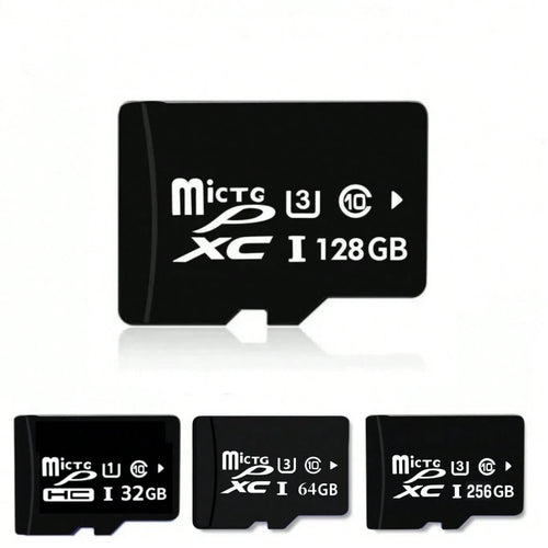 1PC 128GB TF Memory Card,256GB, 64GB, 32GB Mini SD Card,Suitable For Tablets, Cameras, Smartphones, Car Stereos, Gaming Consoles, And Audio Devices,Versatile Storage