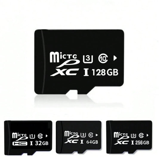 1PC 128GB TF Memory Card,256GB, 64GB, 32GB Mini SD Card,Suitable For Tablets, Cameras, Smartphones, Car Stereos, Gaming Consoles, And Audio Devices,Versatile Storage