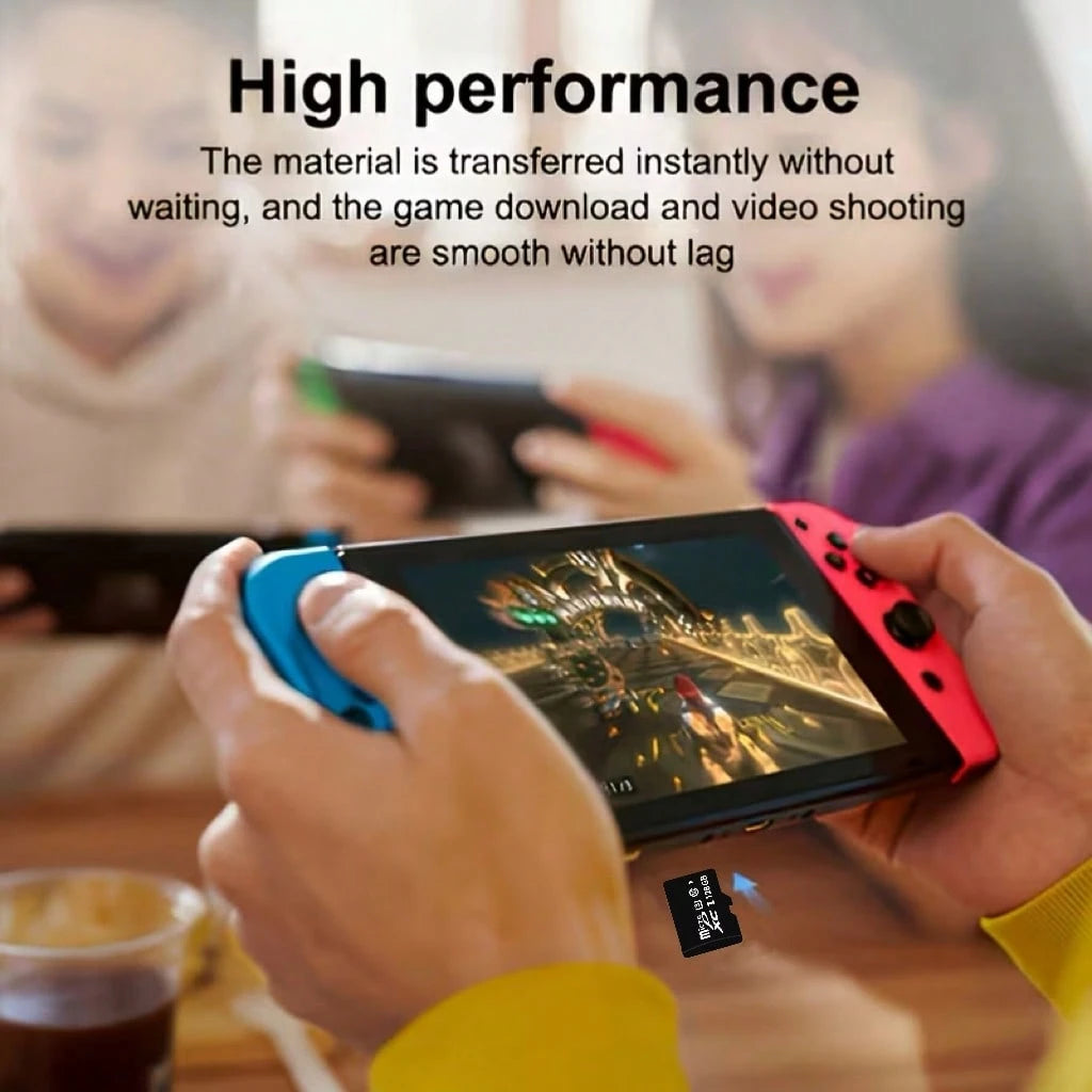 1PC 128GB TF Memory Card,256GB, 64GB, 32GB Mini SD Card,Suitable For Tablets, Cameras, Smartphones, Car Stereos, Gaming Consoles, And Audio Devices,Versatile Storage