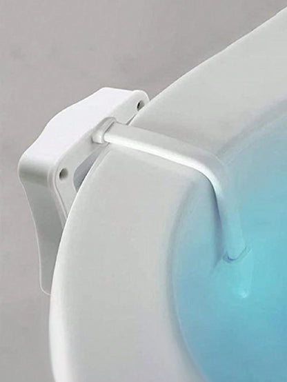 1pc 16-Color Led Toilet Seat Light With Motion Sensor For Bathroom Bathroom Decor Fall Decor