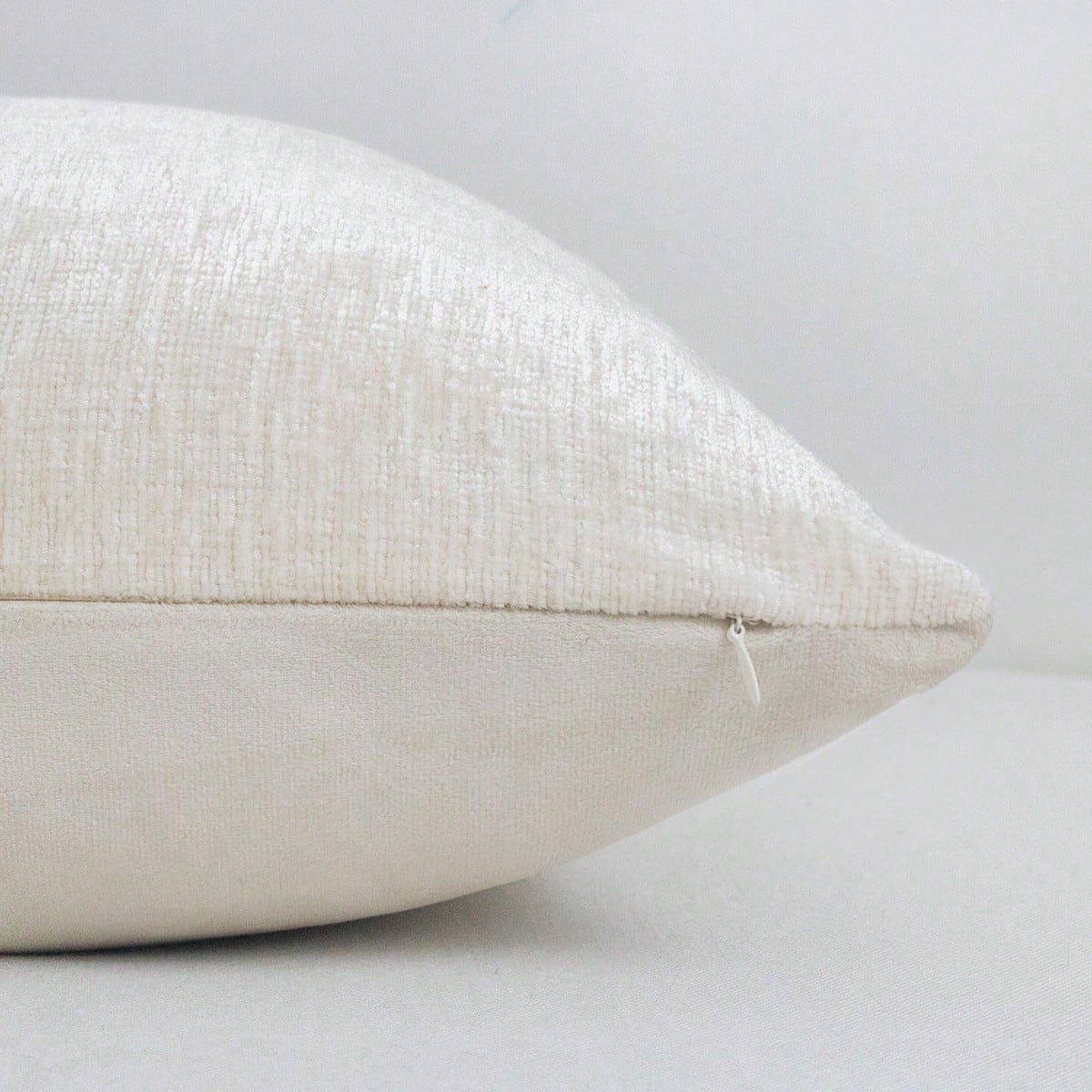 1pc 18x18 Inch Beige Sofa Pillow Cover, Soft Comfortable Textured Chenille Pillowcase, Suitable For Home Decor, Sofa, Living Room Cushion, Bedroom