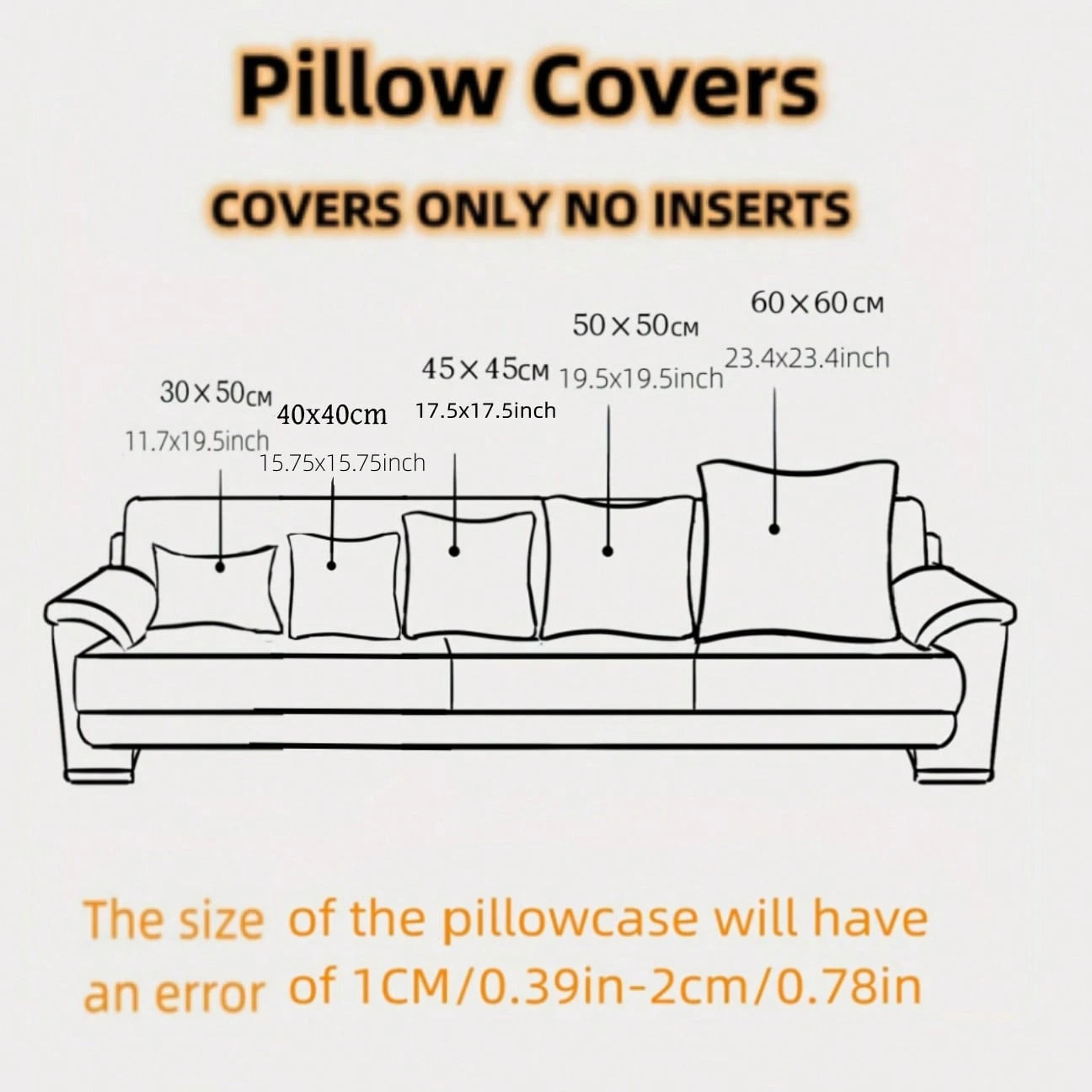 1pc 18x18 Inch Beige Sofa Pillow Cover, Soft Comfortable Textured Chenille Pillowcase, Suitable For Home Decor, Sofa, Living Room Cushion, Bedroom