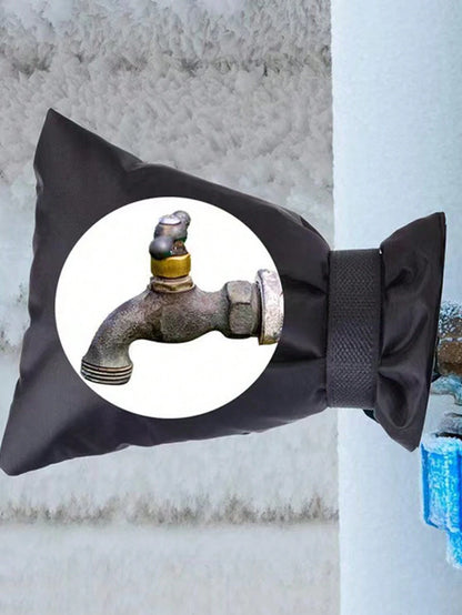 1pc/2pcs/3pcs/4pcs Durable Faucet Anti-Freezing Insulation Cover, Outdoor Anti-Icing & Dustproof Sleeve, Winter Anti-Freezing & Insulation Artifact