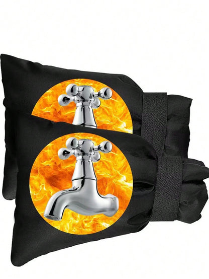 1pc/2pcs/3pcs/4pcs Durable Faucet Anti-Freezing Insulation Cover, Outdoor Anti-Icing & Dustproof Sleeve, Winter Anti-Freezing & Insulation Artifact