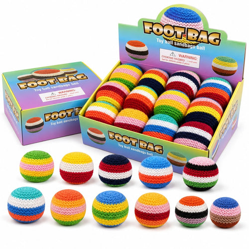 1pc 2pcs 3pcs 6pcs 12pcs Hand Knitting Crochet Hacky Sack Footbags