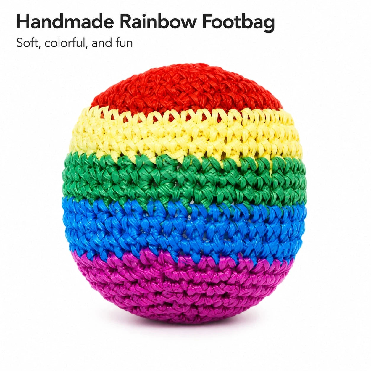 1pc 2pcs 3pcs 6pcs 12pcs Hand Knitting Crochet Hacky Sack Footbags