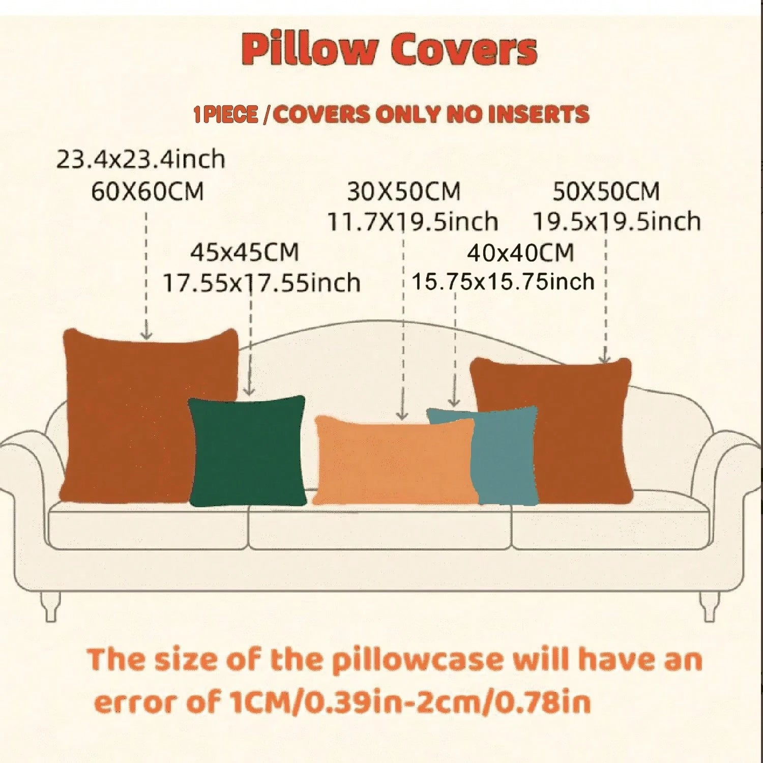 1pc/2pcs Beige-Chocolate Striped Chenille Decorative Throw Pillow Cover, Soft Modern Abstract Bohemian Style Home Decor Cushion For Sofa, Bedroom, Living Room, Suitable For All Seasons, Also Can Be Us