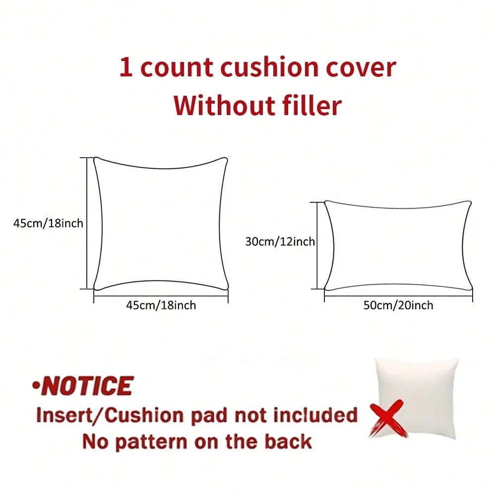 1pc/2pcs Herringbone Cushion Cover, Vintage Luxury Decorative Throw Pillow Case For Home, Living Room, Bedroom, Sofa, No Pillow Insert