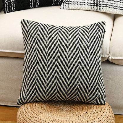 1pc/2pcs Herringbone Cushion Cover, Vintage Luxury Decorative Throw Pillow Case For Home, Living Room, Bedroom, Sofa, No Pillow Insert