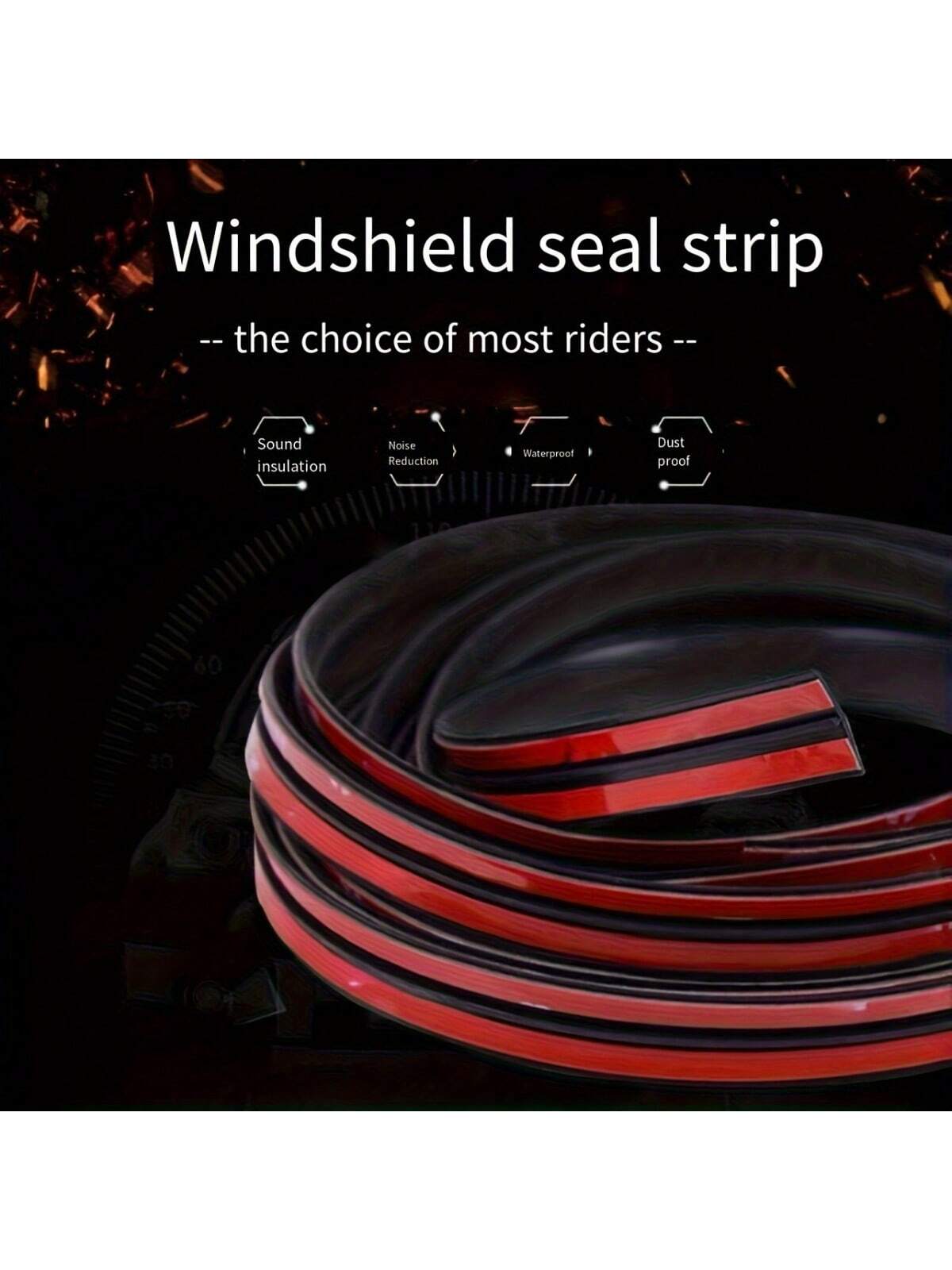 1pc/2pcs Universal Car Roof Seal Strip, Length 200cm/78.74 Inches, Suitable For Windshield, Rubber Material, Waterproof And Leak-Proof, T-Shaped Seal Strip, Applicable For Small Sunroof, Panoramic Sun