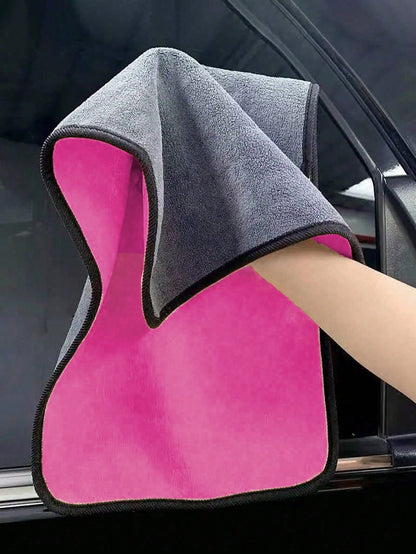 1PC/3PCS 30x30 Dual-Tone Car Wash Towels 3-Pack