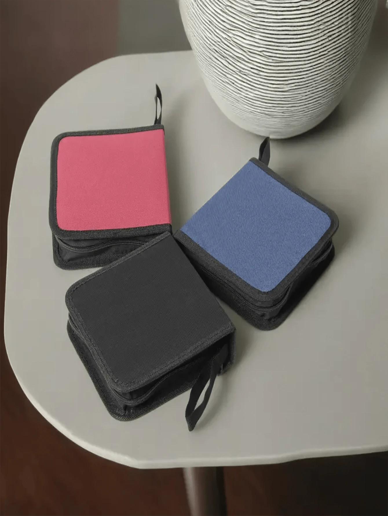 1pc 40pcs CD/DVD Case Holder: Portable Wallet Disc Storage Binder For Car, Home & Travel- Keep Your Discs Organized! Travel Accessories Travel Essentials Storage Case Dvd StorageDigital BagAudio For