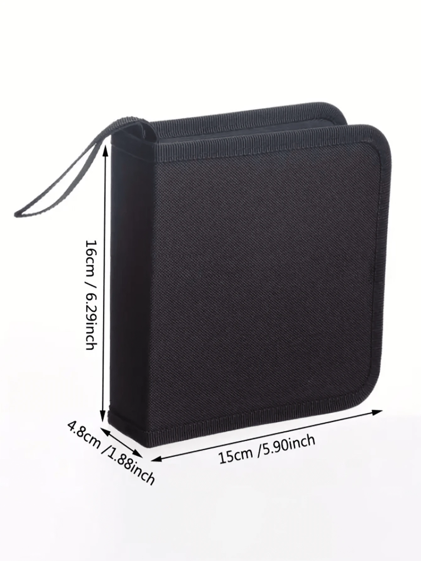 1pc 40pcs CD/DVD Case Holder: Portable Wallet Disc Storage Binder For Car, Home & Travel- Keep Your Discs Organized! Travel Accessories Travel Essentials Storage Case Dvd StorageDigital BagAudio For