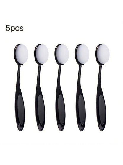 1pc/5pcs/10pcs Multipurpose Ink Smudge And Blending Brush- Assorted Pack, Precision Flat Tip Suitable For Artists, DIY Crafts, And Card Making Back To School