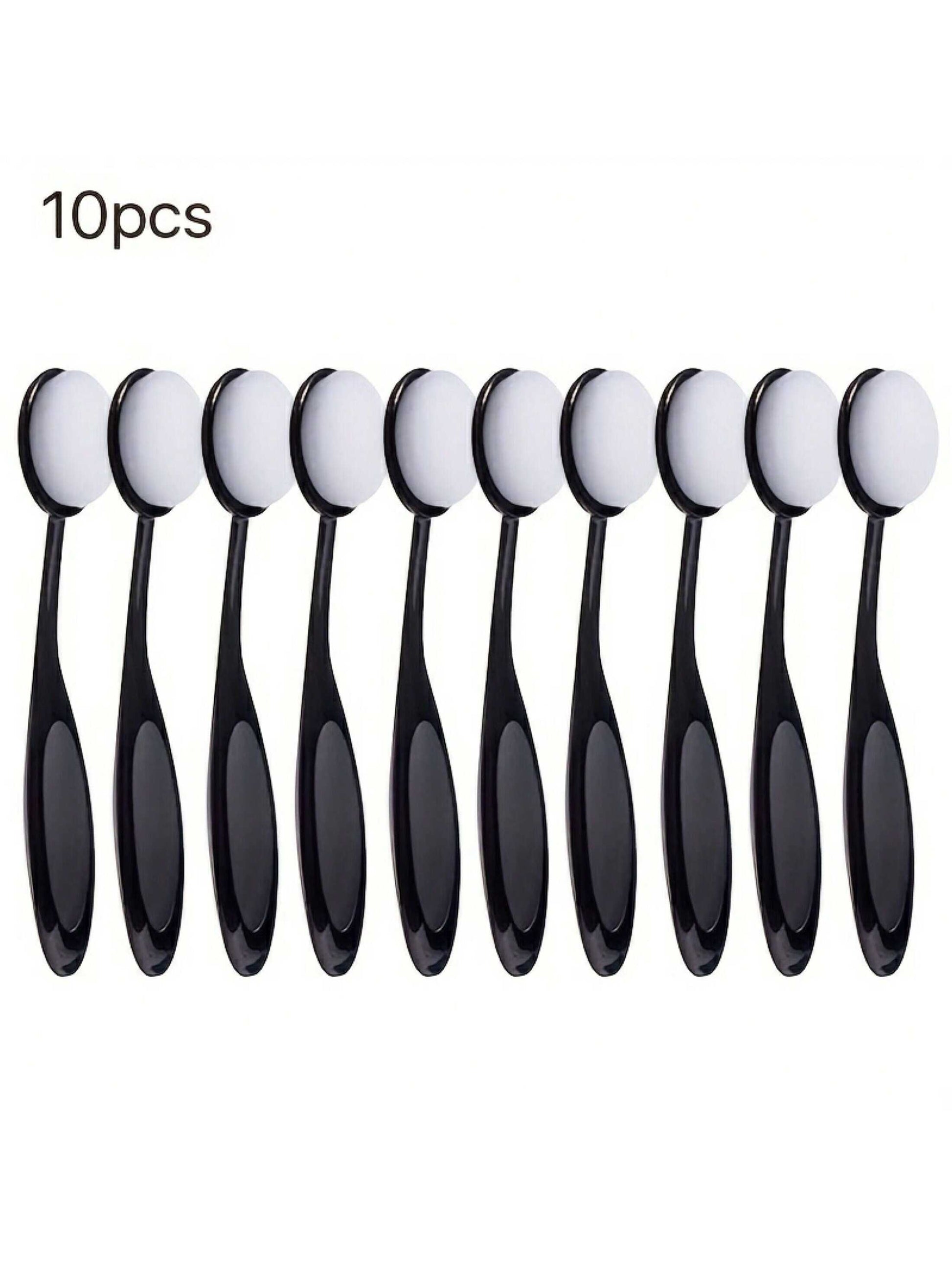 1pc/5pcs/10pcs Multipurpose Ink Smudge And Blending Brush- Assorted Pack, Precision Flat Tip Suitable For Artists, DIY Crafts, And Card Making Back To School