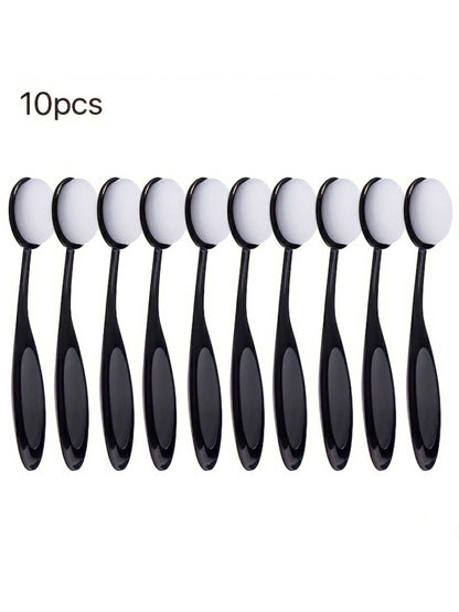 1pc/5pcs/10pcs Multipurpose Ink Smudge And Blending Brush- Assorted Pack, Precision Flat Tip Suitable For Artists, DIY Crafts, And Card Making Back To School