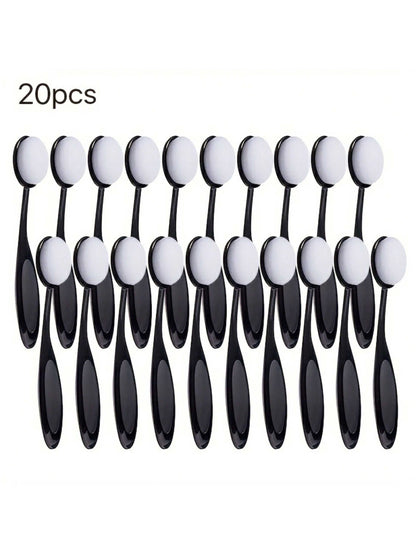 1pc/5pcs/10pcs Multipurpose Ink Smudge And Blending Brush- Assorted Pack, Precision Flat Tip Suitable For Artists, DIY Crafts, And Card Making Back To School